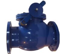 Valvotubi fig.111 swing check valve with counterweight lever